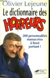 Dictionnaire Des Horreurs - Couverture - Format classique