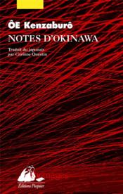 Notes d'Okinawa  - Kenzaburo OE 