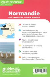 GEOguide ; Normandie - 4ème de couverture - Format classique