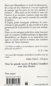 La peur de Montalbano - 4ème de couverture - Format classique