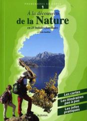 À la découverte de la nature t.1; promenades en Corse ; 25 balades familiales - Couverture - Format classique