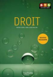 Droit ; BTS 2ème année ; livre de l'élève (édition 2010)  - Martine Latapie - Marie-Claude Rialland 