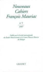 Nouveaux cahiers Francois Mauriac t.5 - Couverture - Format classique