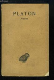 Oeuvres Complètes de Platon, TOME IV - 3e partie : Phèdre - Couverture - Format classique
