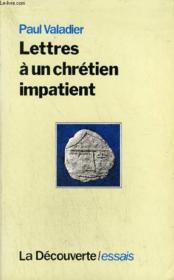 Lettres Chretien Impatient - Couverture - Format classique