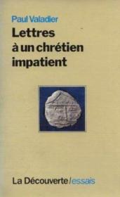 Lettres Chretien Impatient - Couverture - Format classique