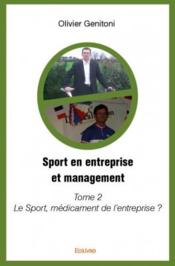 Sport en entreprise et management t.2 - Couverture - Format classique