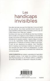 Les handicaps invisibles ; comment les identifier, les combattre et les surmonter - 4ème de couverture - Format classique