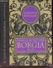 Dans le secret des borgia - Couverture - Format classique