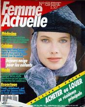 Femme Actuelle N°159 du 12/10/1987 - Couverture - Format classique