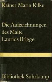 Die Aufzeichnungen Des Malte Laurids Brigge - Couverture - Format classique