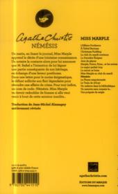 Némésis - 4ème de couverture - Format classique
