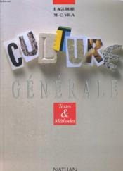 Francais Culture Generale Textes Et Methodes Eleve - Couverture - Format classique