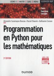 Programmation en Python pour les mathématiques (3e édition)  