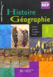 Histoire geographie ; 2e pro bep - Couverture - Format classique