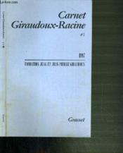 Carnet Giraudoux-Racine t.3 - Couverture - Format classique
