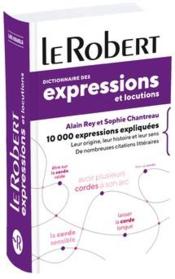 Dictionnaire des expressions et locutions ; poche + - Couverture - Format classique