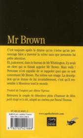 Mr Brown - 4ème de couverture - Format classique