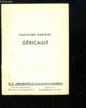Géricault. - Couverture - Format classique