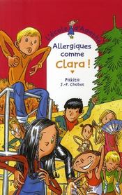 L'école d'Agathe ; allergiques comme Clara !  - Jean-Philippe Chabot - Pakita 