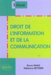 Droit de l'information et de la communication - Intérieur - Format classique
