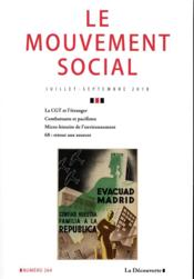 REVUE LE MOUVEMENT SOCIAL n.264  - Revue Le Mouvement Social 