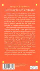 L'Evangile De Veronique - 4ème de couverture - Format classique