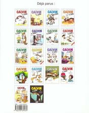 Calvin et Hobbes T.15 ; complètement surbookés ! - 4ème de couverture - Format classique
