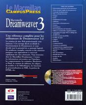 Le Macmillan Dreamweaver 3 - 4ème de couverture - Format classique