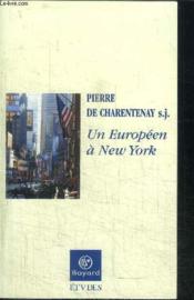 Un Europeen A New York - Couverture - Format classique