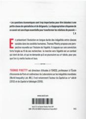 Une brève histoire de l'égalité - 4ème de couverture - Format classique