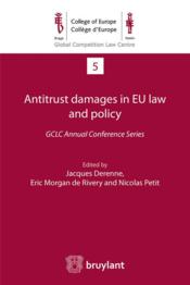 Antitrust damages in EU law and policy - Couverture - Format classique