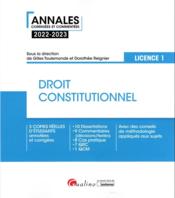 Droit constitutionnel - L1  - Dorothee Reignier 