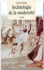 Archéologie de la modernité - Couverture - Format classique