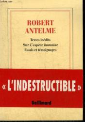 Robert antelme - Couverture - Format classique