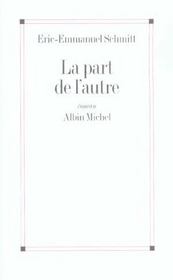 La Part de l'autre (édition 2006) - Intérieur - Format classique