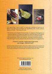 Tout carpaccio ; 30 recettes de carpaccio salés et sucrés - 4ème de couverture - Format classique