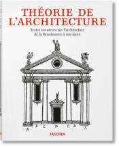 Vente  Théorie de l'architecture : de la Renaissance à nos jours  - Collectif 