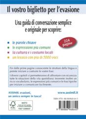 GUIDES DE CONVERSATION ; il friulano in tasca - 4ème de couverture - Format classique