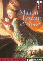 Manon Lescaut - Couverture - Format classique