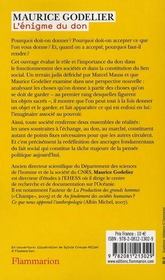 L'énigme du don - 4ème de couverture - Format classique