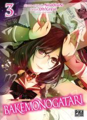 Bakemonogatari t.3 - Couverture - Format classique