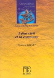 Etat Civil Et La Commune (L') - Couverture - Format classique