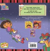 Dora et le Père Noël - 4ème de couverture - Format classique