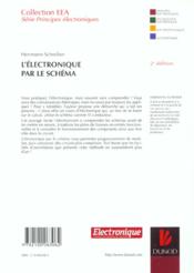 L'electronique par le schema - tome 1 - 2e ed. - 4ème de couverture - Format classique