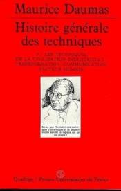 Histoire generale des techniques. tome 5 - les techniques de la civilisation industrielle. transform - Couverture - Format classique