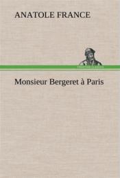 Monsieur bergeret a paris - Couverture - Format classique