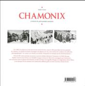 Chamonix ; à travers la carte postale ancienne - 4ème de couverture - Format classique