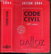Code Civil 2004 - Couverture - Format classique