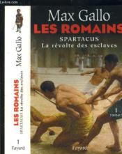 Les romains - spartacus, la revolte des esclaves - Couverture - Format classique